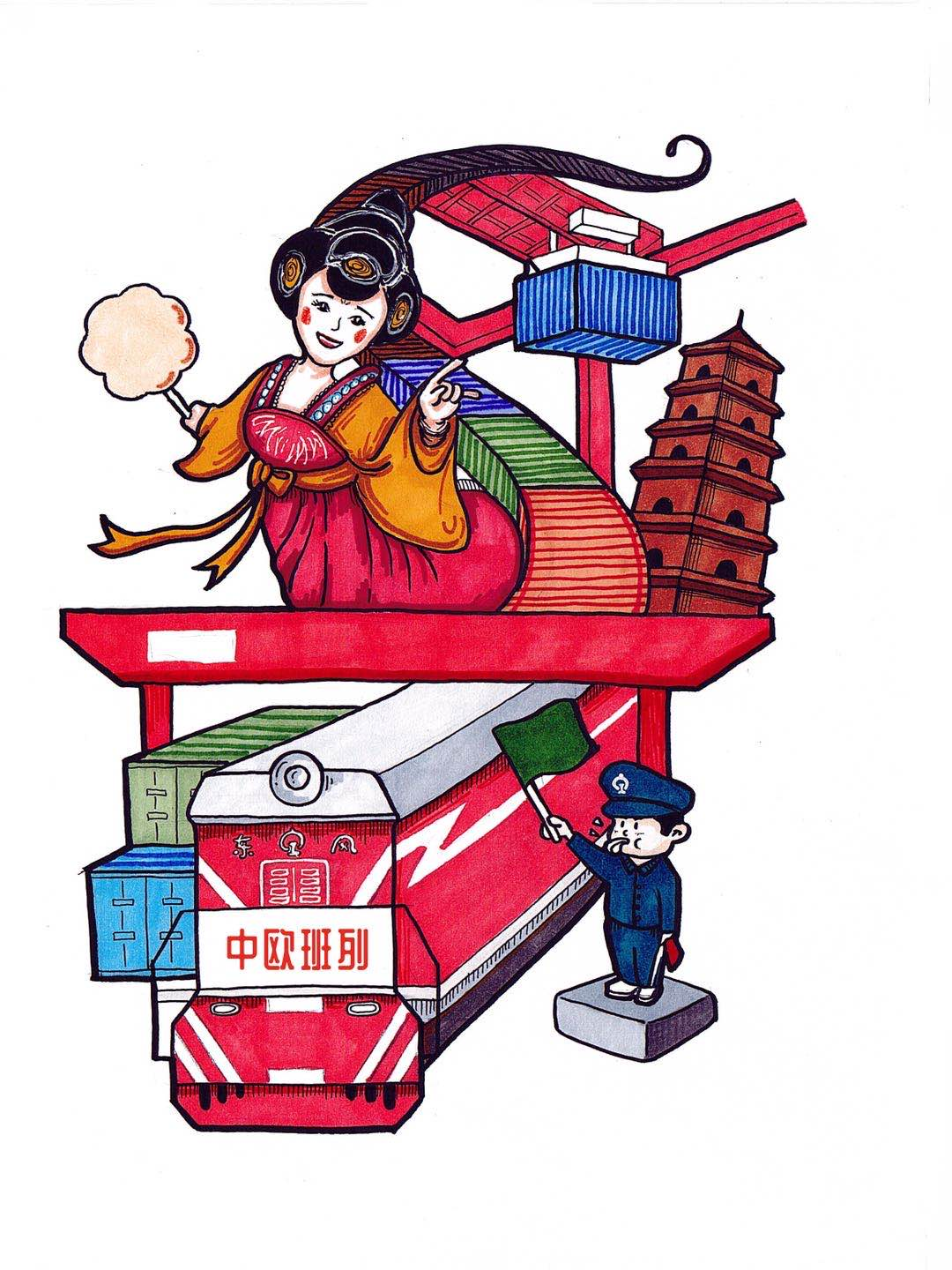 未来漫评:发现最美铁路,看无"水"之"港"续写古都繁华