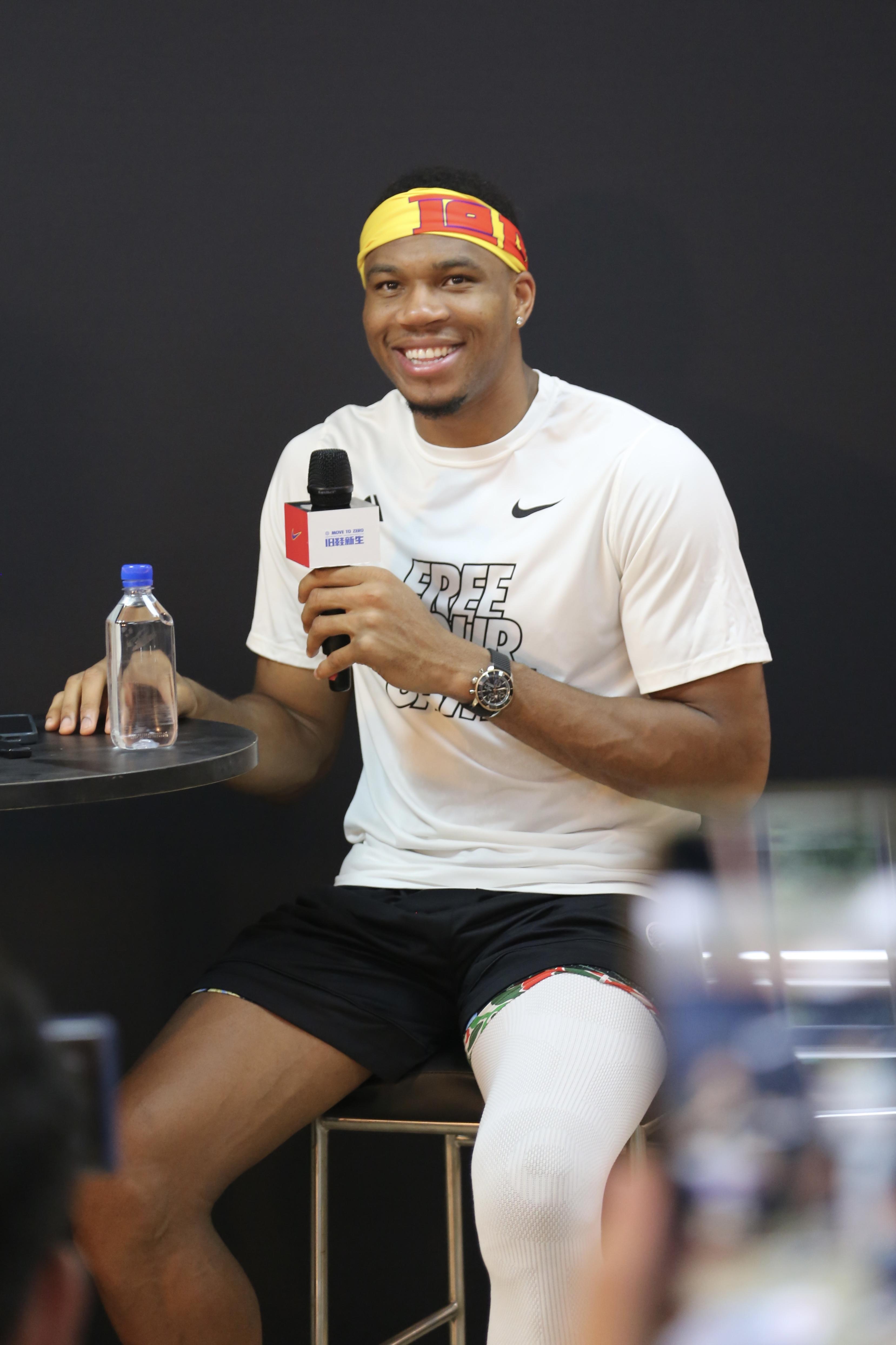 video|nba superstar giannis antetokounmpo makes visit to schools