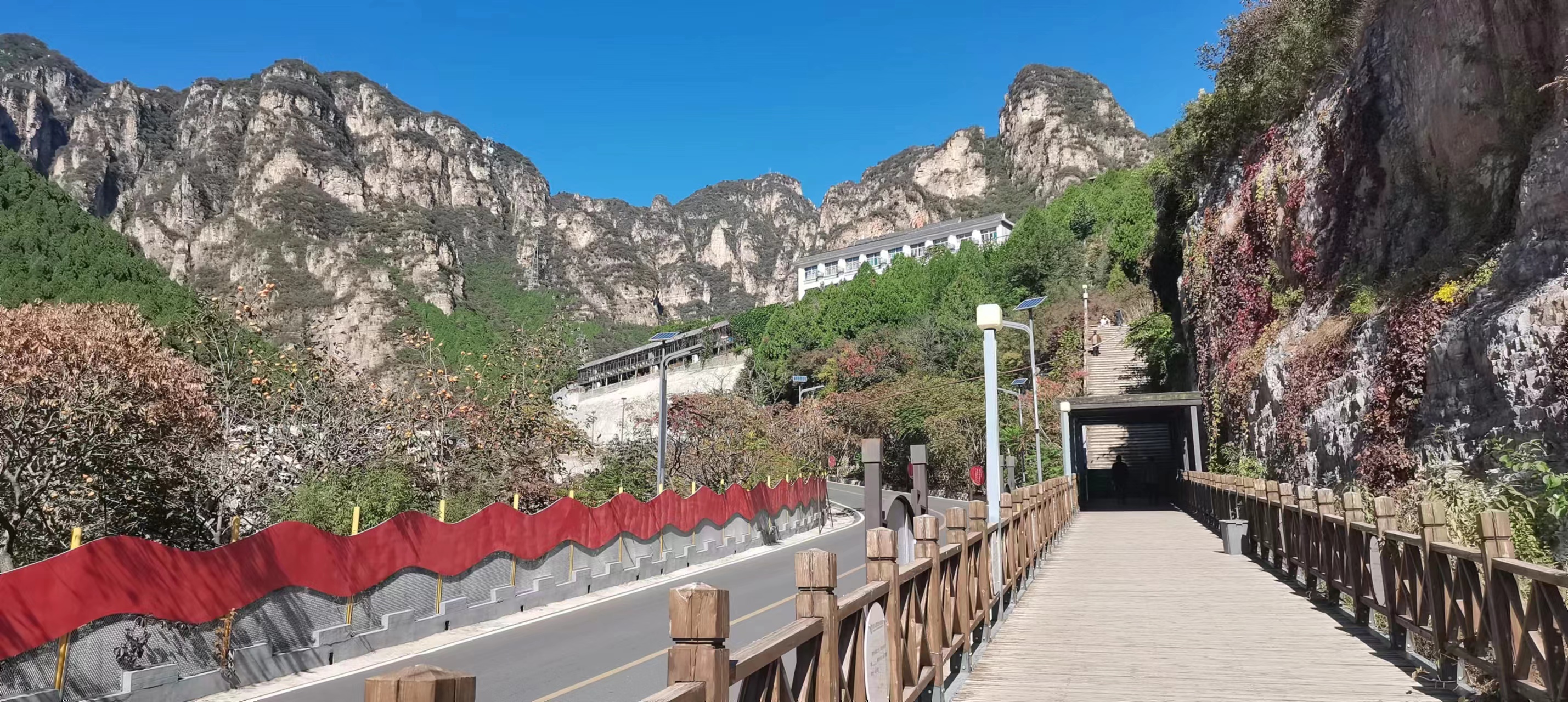 保定笔记:狼牙山景区广场