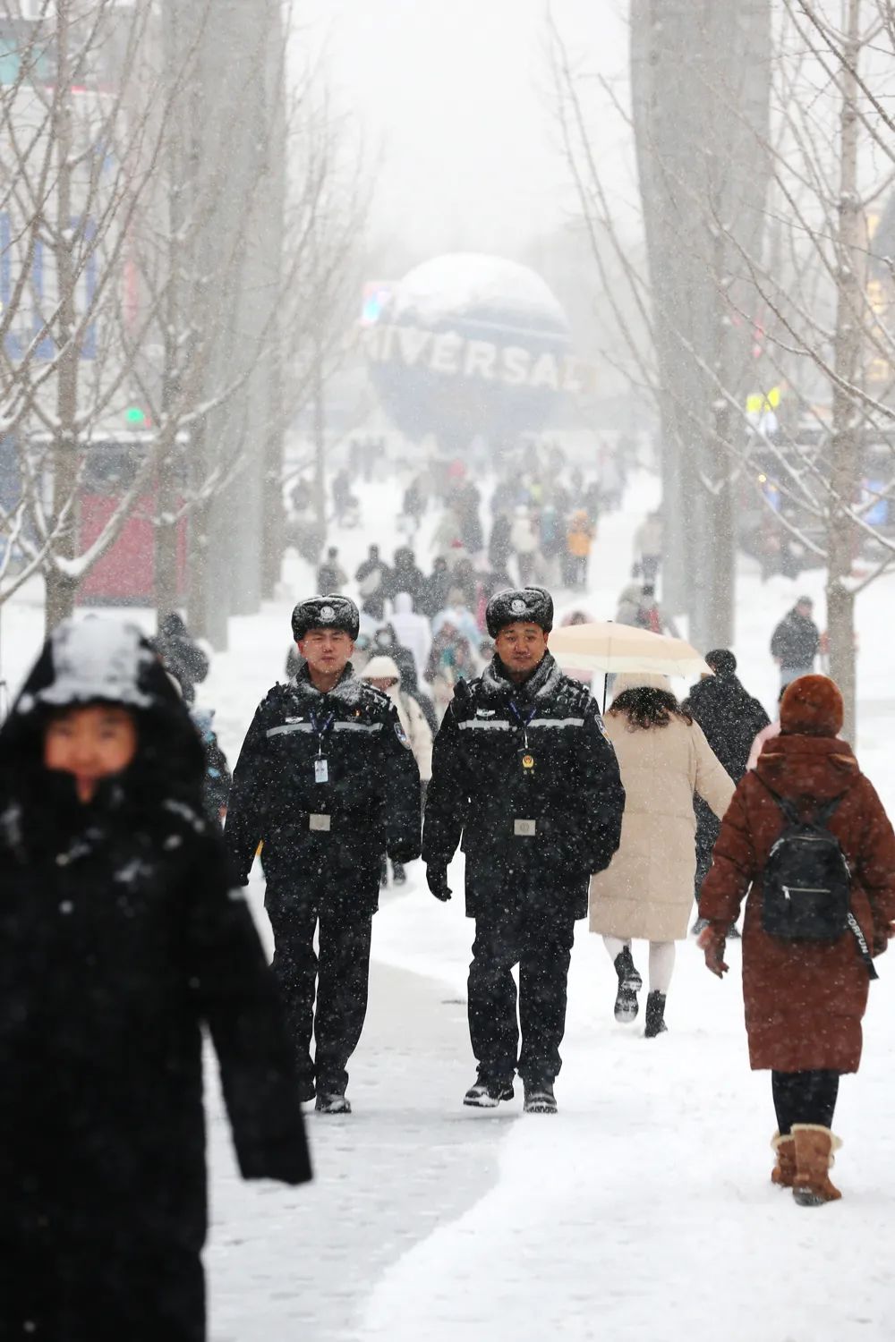 通州公安一城風雪一程守護