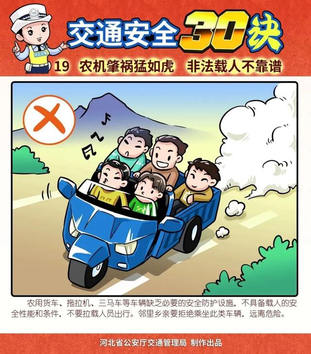 漫畫版道路交通安全三十訣