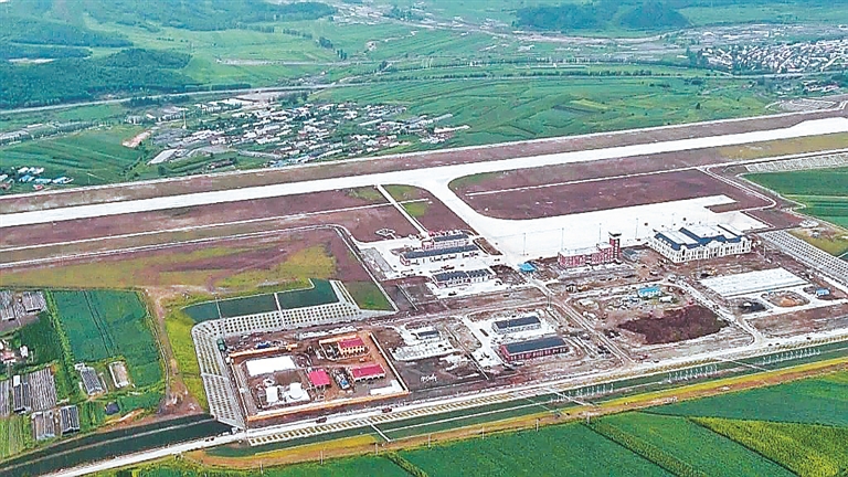 绥芬河民用机场建设将于8月底前完工