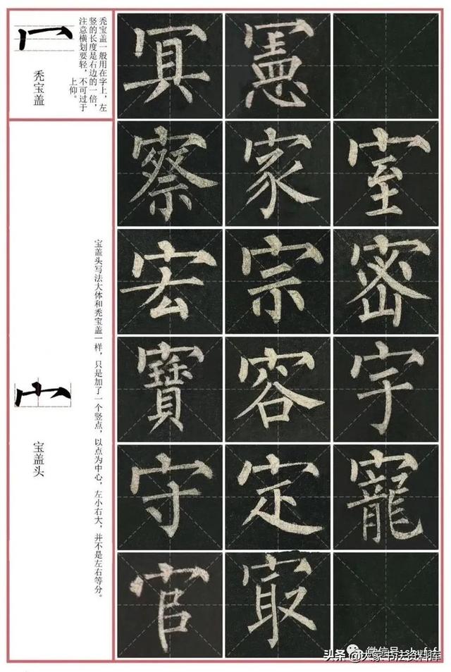 柳公权楷书《玄秘塔碑》高清米字格字帖教程