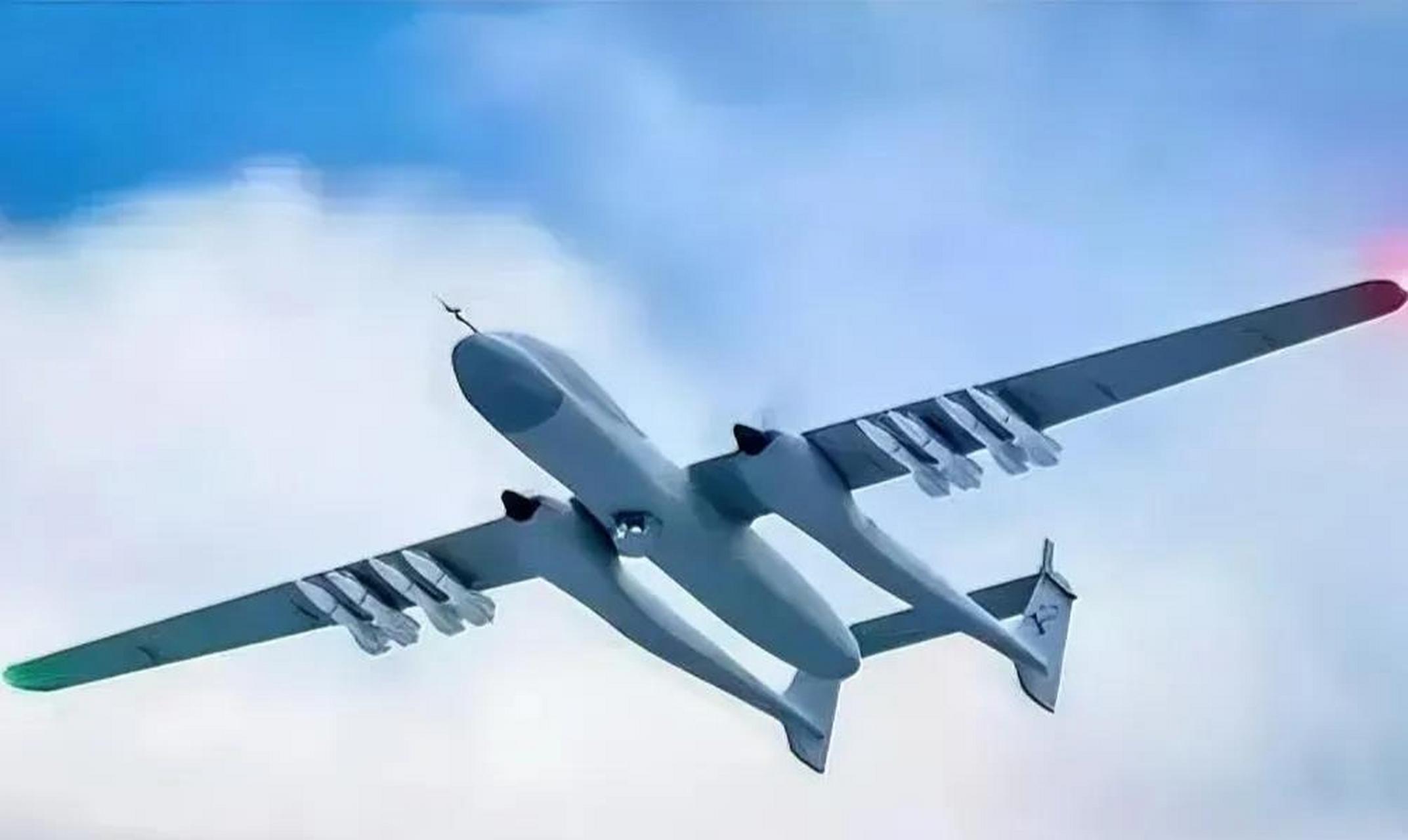 中国大陆当前最大型军用"察打一体"无人机tb-001"双尾蝎",28日 从台岛