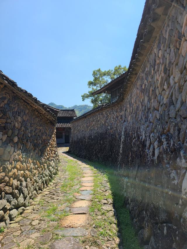 农村小院墙角冲路图片