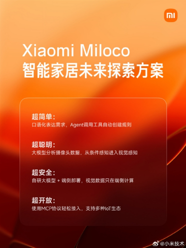 小米发布智能家居探索方案：全屋视觉 猫在哪一问便知