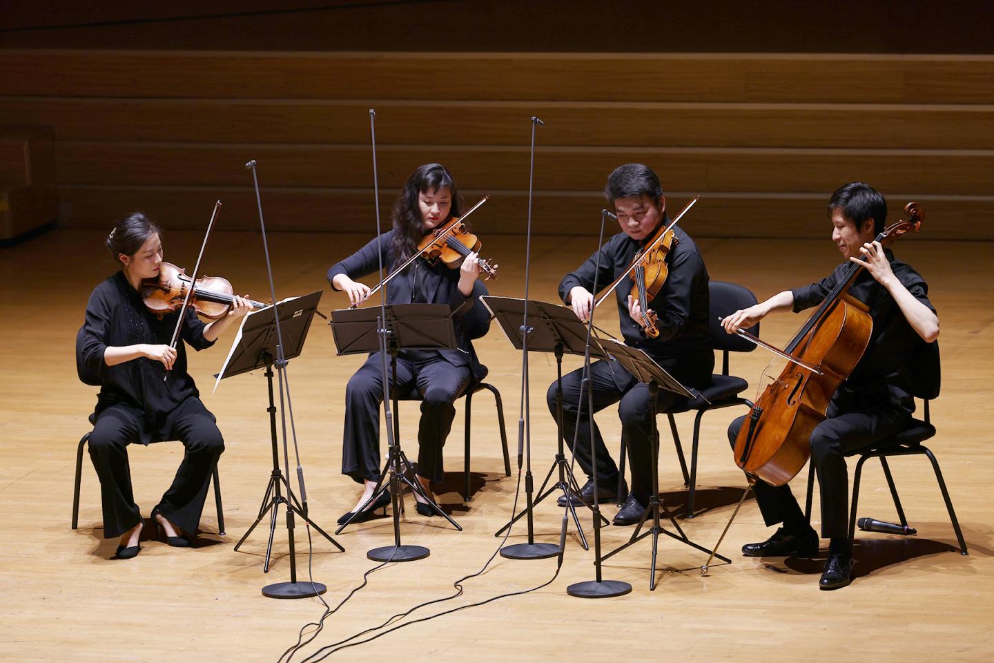琥珀四重奏用音乐点亮京城浪漫夜晚