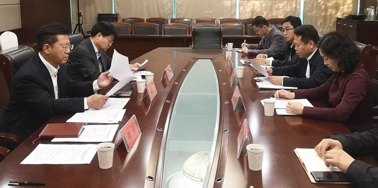 市贸促会党组书记,会长刘杰元到东营区调研第十三届石油装备展线上