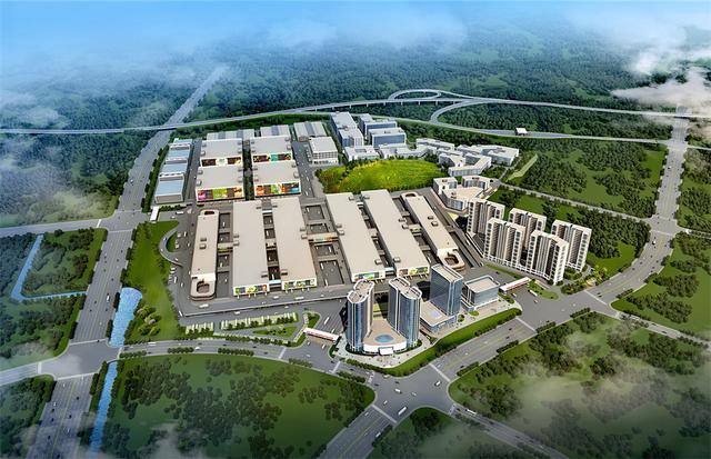 福州现代物流城首个专业市场年底封顶