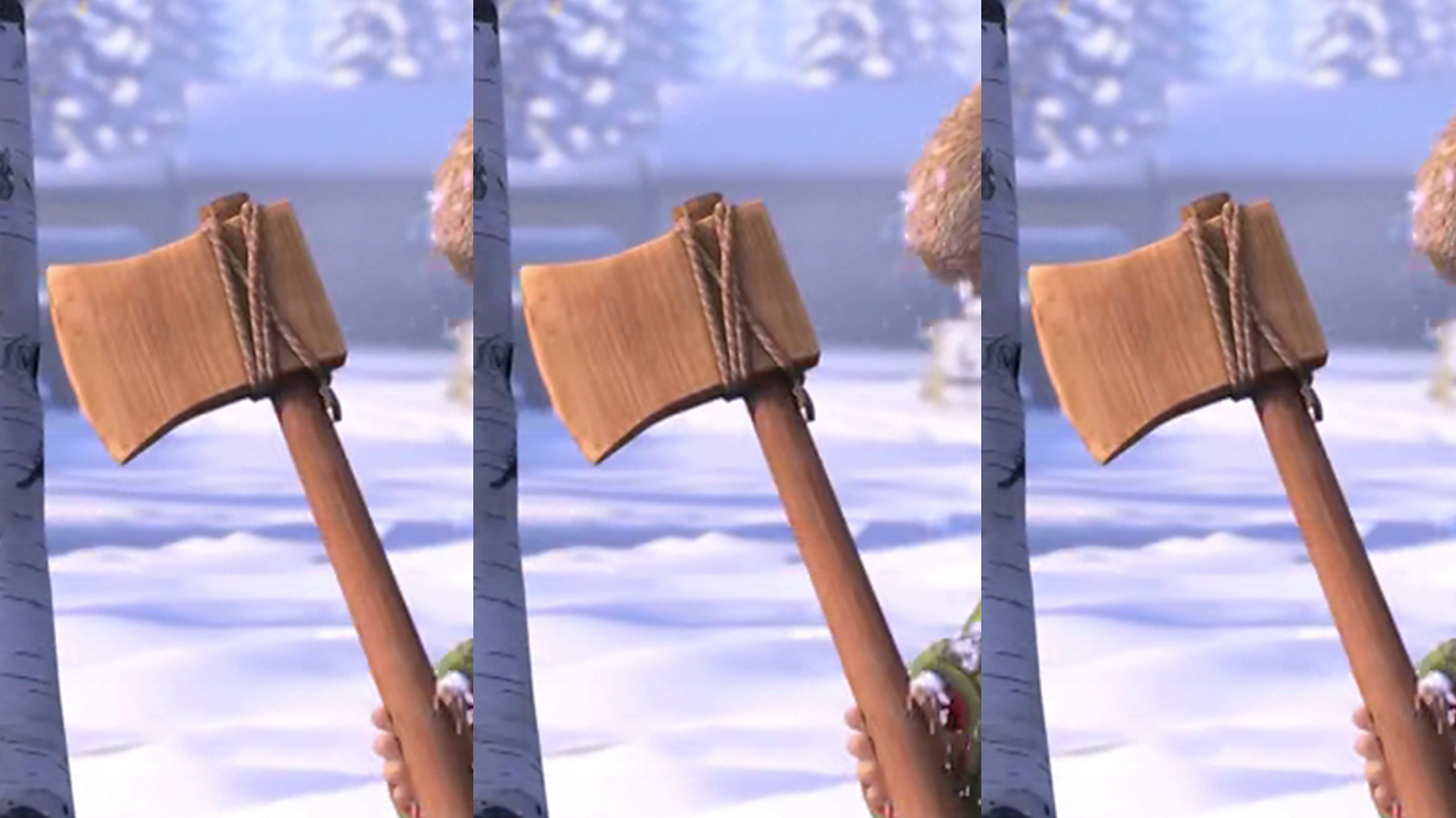 熊出没:这四张图中的东西都是光头强的道具?看到图四我疑惑了