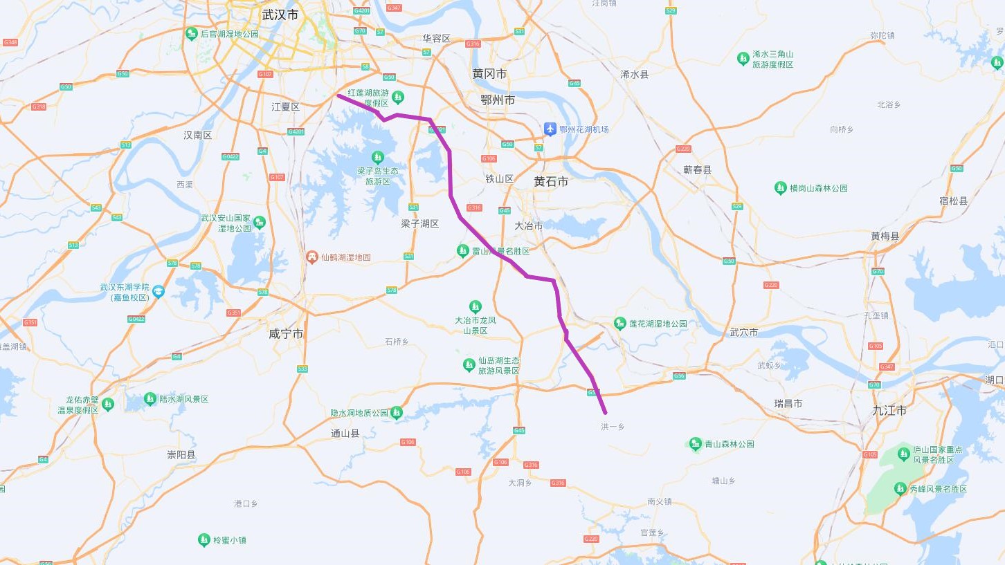 武汉至南昌高速公路图片