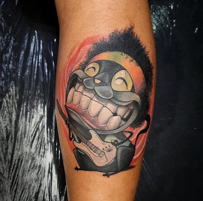 六一快乐 童心未泯可爱趣味的大黄牙 卡通纹身(二)