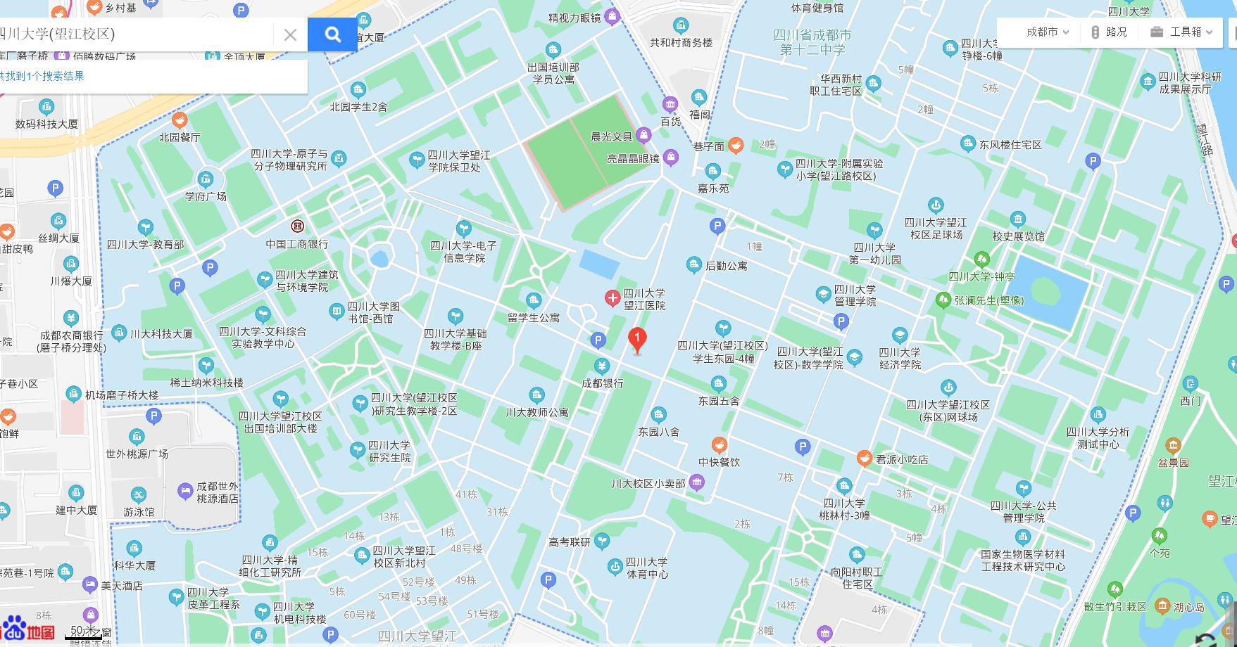 四川各大学位置分布图图片