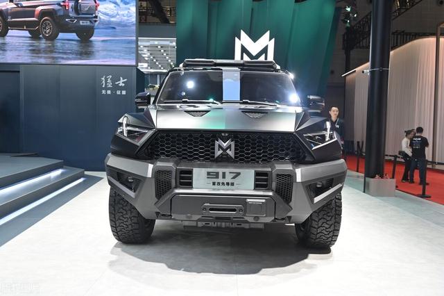 猛士917震撼来袭!硬朗科幻外观60多万的价格,能否超越仰望?