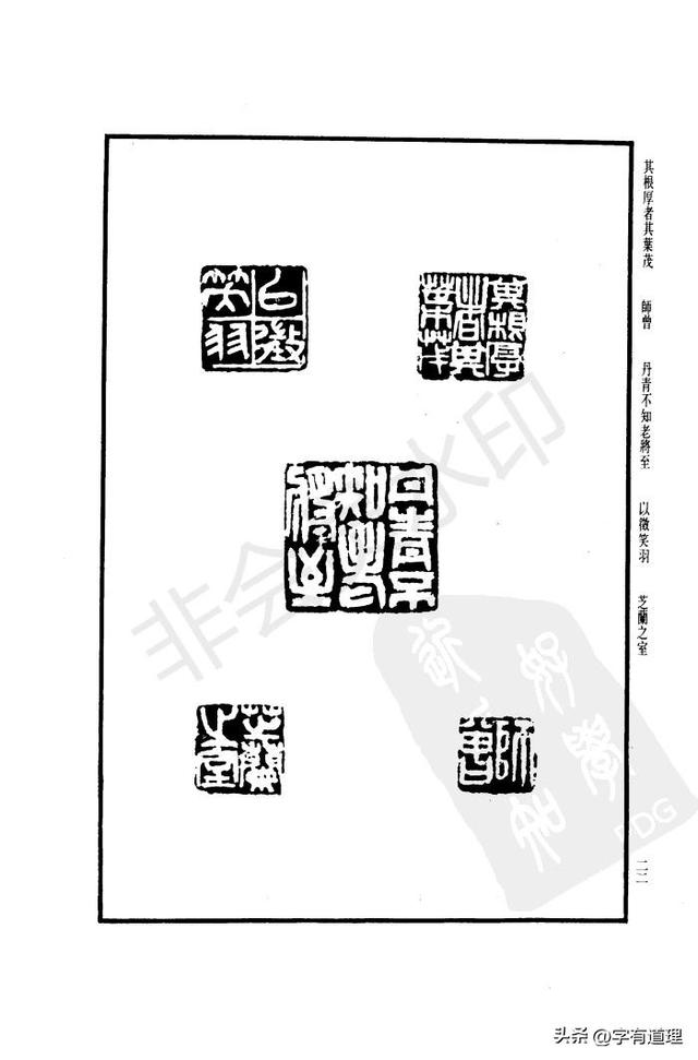 朽者不朽,朽道人陈师曾印谱