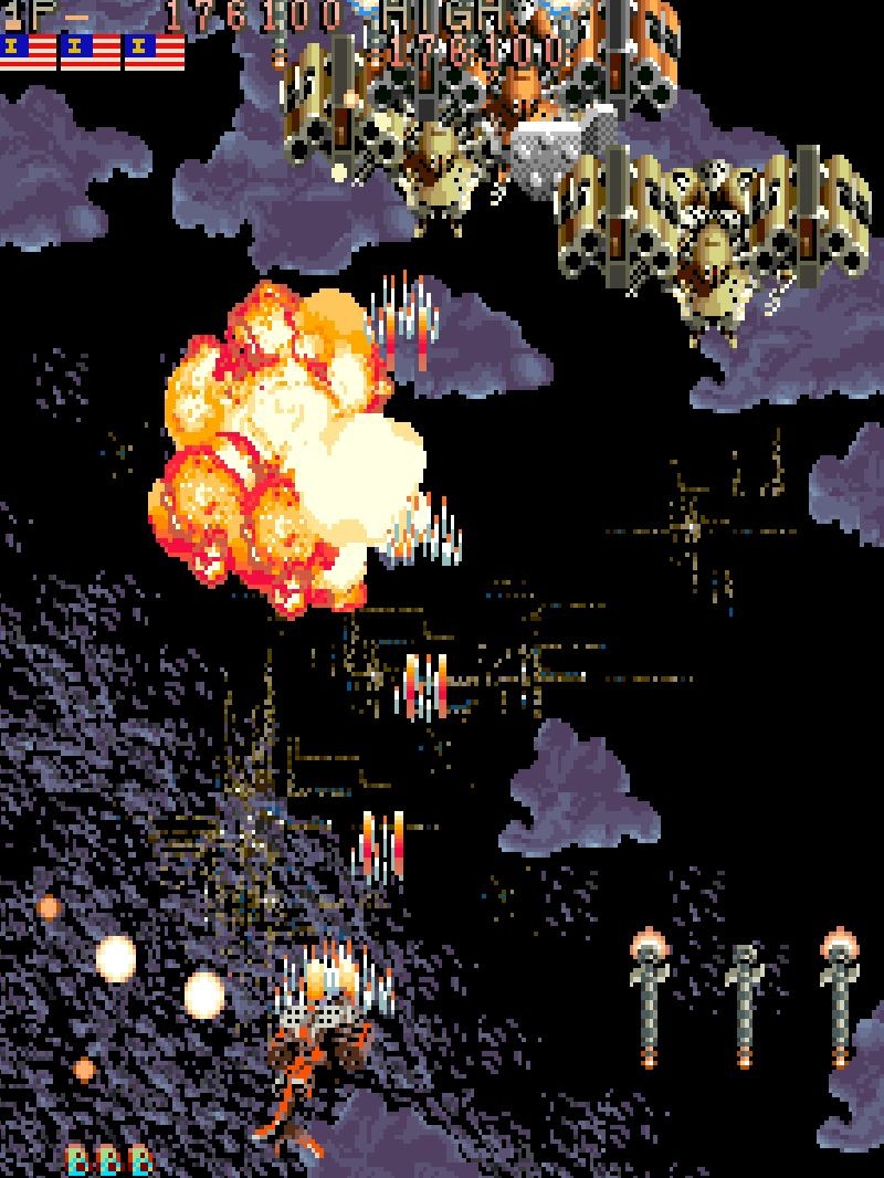 经典街机射击游戏《雷龙》今日登陆ps4及switch