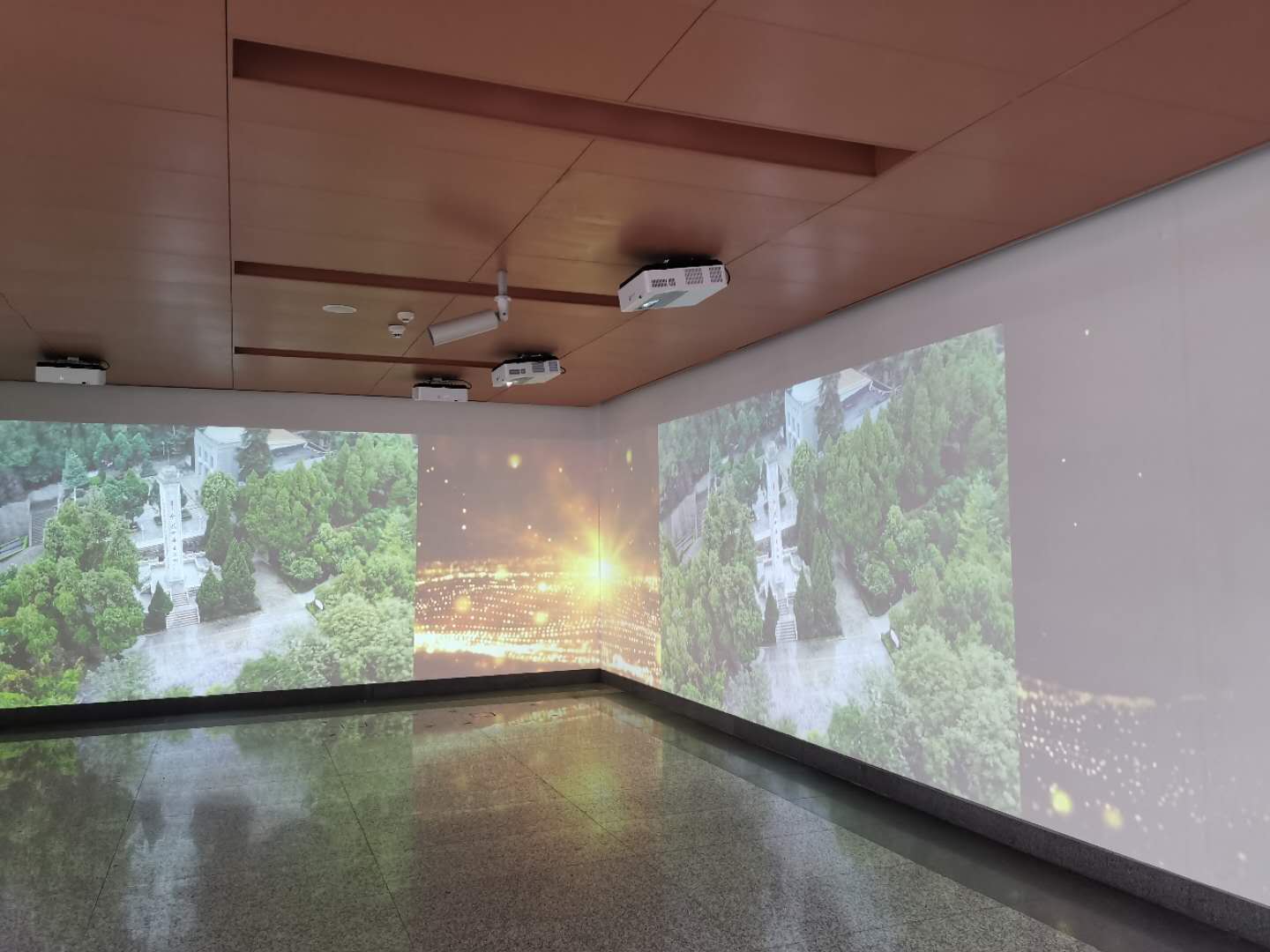 3d全息投影沉浸式全景投影地铁站投影大屏拼接融合技术调试拆解