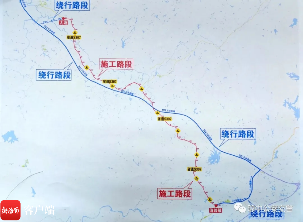 湖南307省道路线图图片