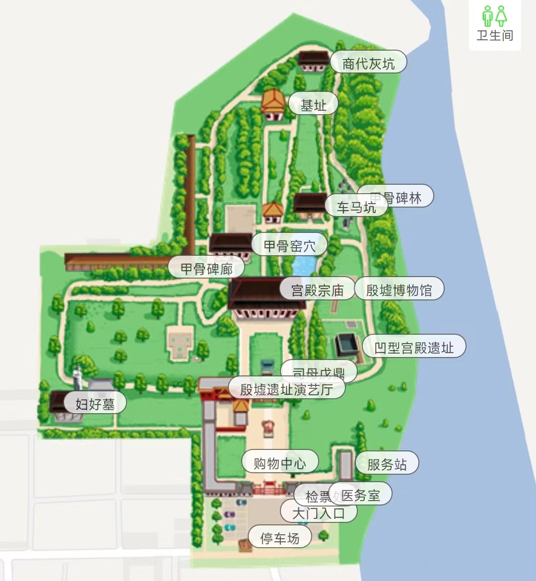 河南旅游攻略—安阳殷墟景区:这要是不详细,就没有更详细的了