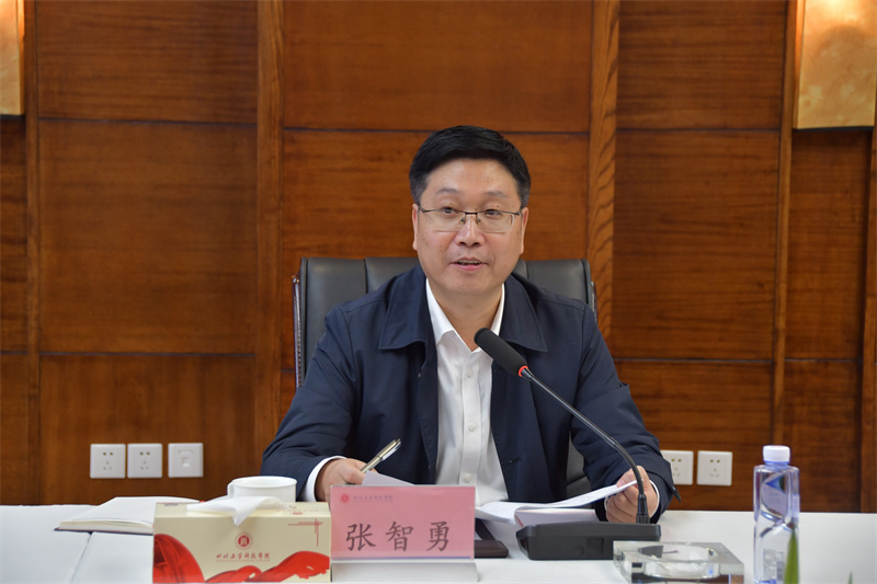 遂宁市副市长,蓬溪县委书记张智勇一行到校考察调研