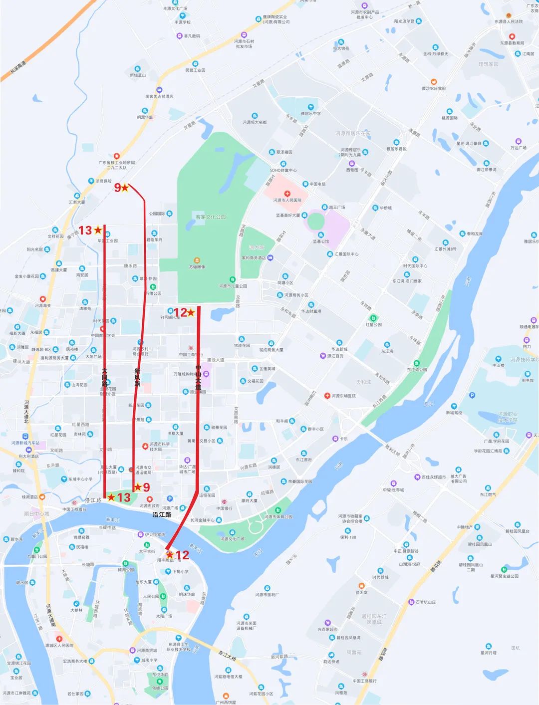 河源市区设置24条"严管路"路段,重点查处这些交通违法行为