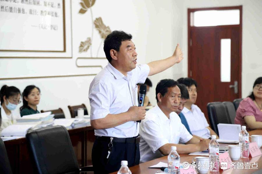 沂源县沂河源学校到东营区黄河中学交流研讨