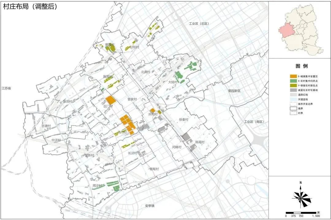外冈镇郊野单元村庄规划调整方案出炉