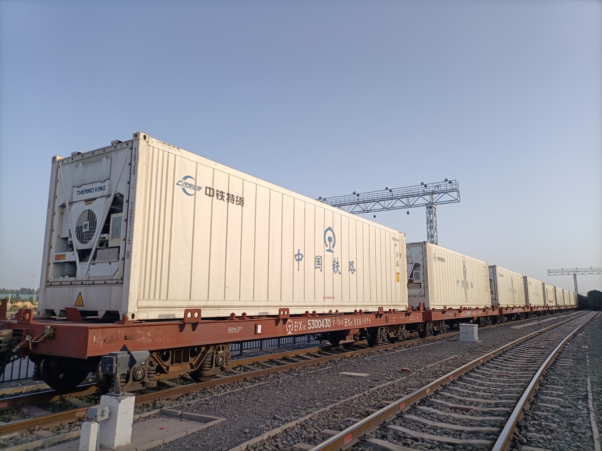 铁路冷链物流班列助力伽师新梅走向全国