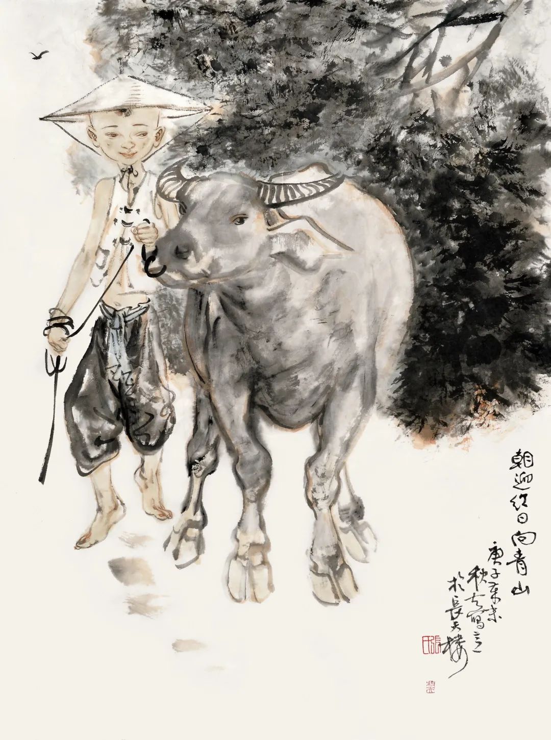 张永海:金牛踏春来