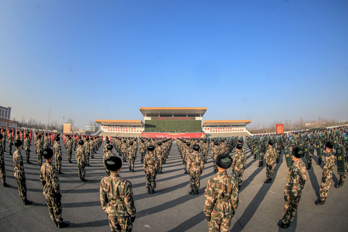 天津武警总队图片