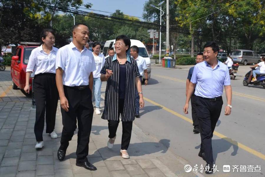 付玲到肥城市老城街道调研国家卫生城市复审工作开展情况