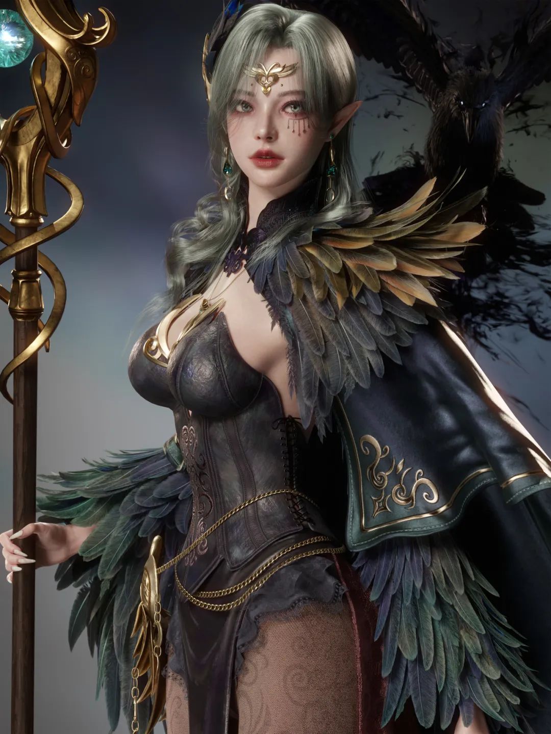 a站近期高赞建模盘点!暗黑破坏神4莉莉丝模型公开~细节拉满