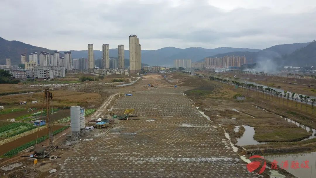 霞浦县城区又一条主干道加速建设中