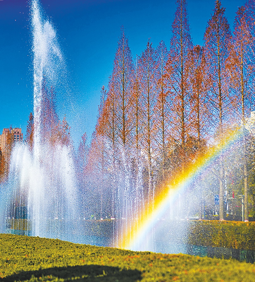 音乐喷泉现彩虹$$2