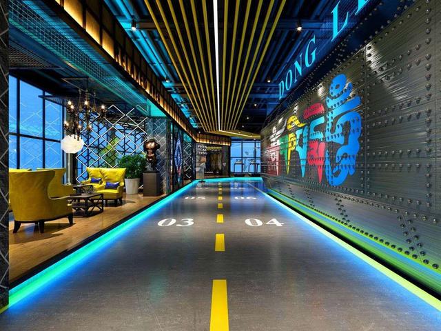 武汉东力阳光健身房装修设计效果图案例