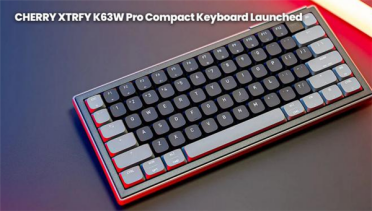 樱桃发布XTRFY K63W Pro机械键盘：引入UWB技术 可实现 8000Hz 轮询