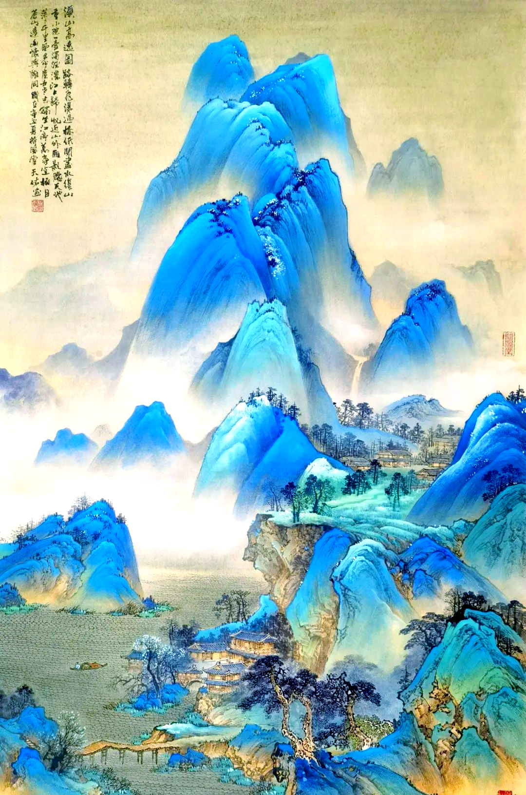 彩墨山水画名家杨天佑:笔下生灵动,引领观者游山川