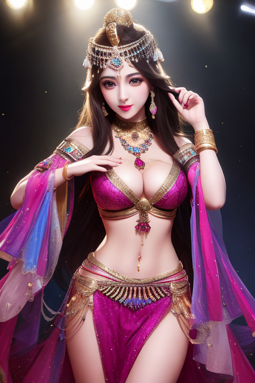 ai绘画:埃及舞娘(17-32)