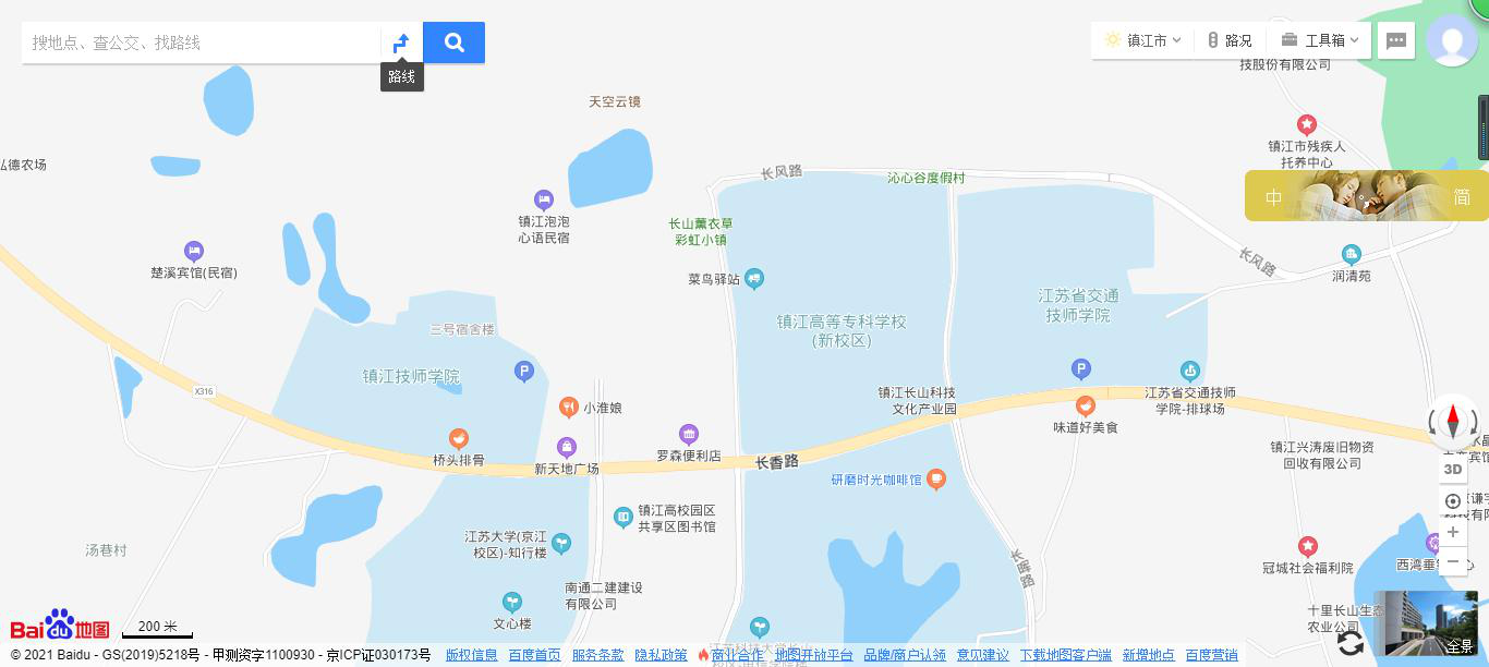 江苏科技大学校园地图