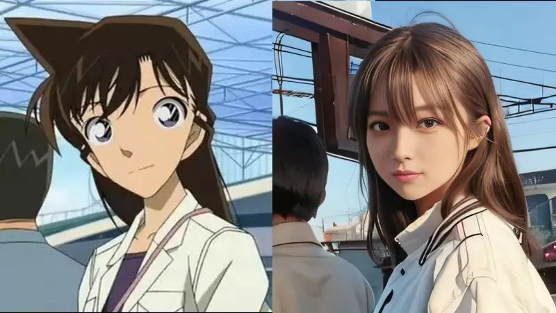 ai技术动漫角色真人化《名侦探柯南》,这次ai犯错了