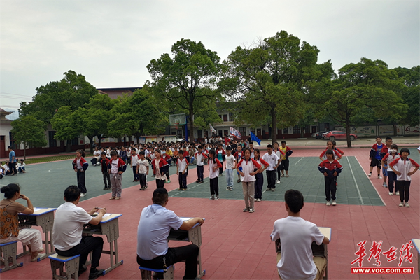 童心向党 茁壮成长 溆浦县新坪学校举办庆"六一"广播体操比赛活动