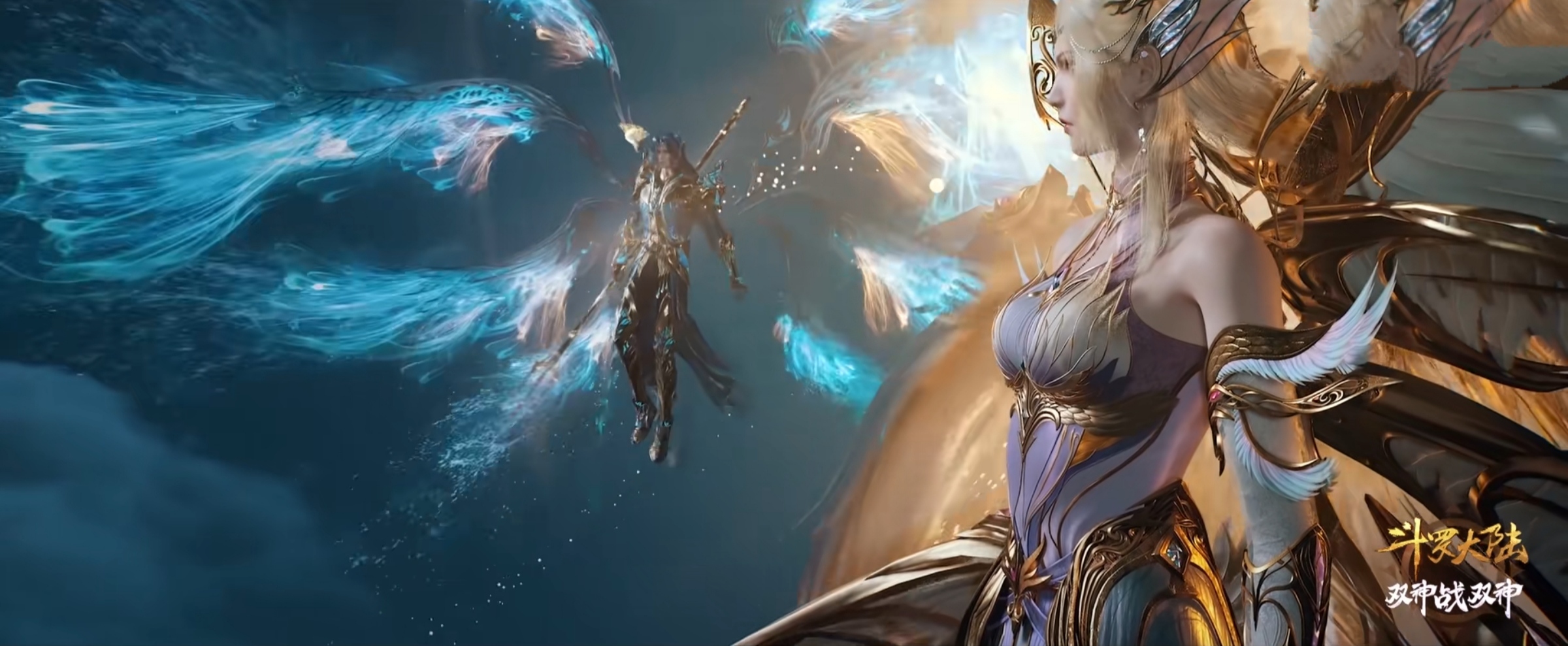 斗罗大陆:海神vs天使神,奥斯卡表现抢眼,金鳄斗罗坐镇嘉陵关