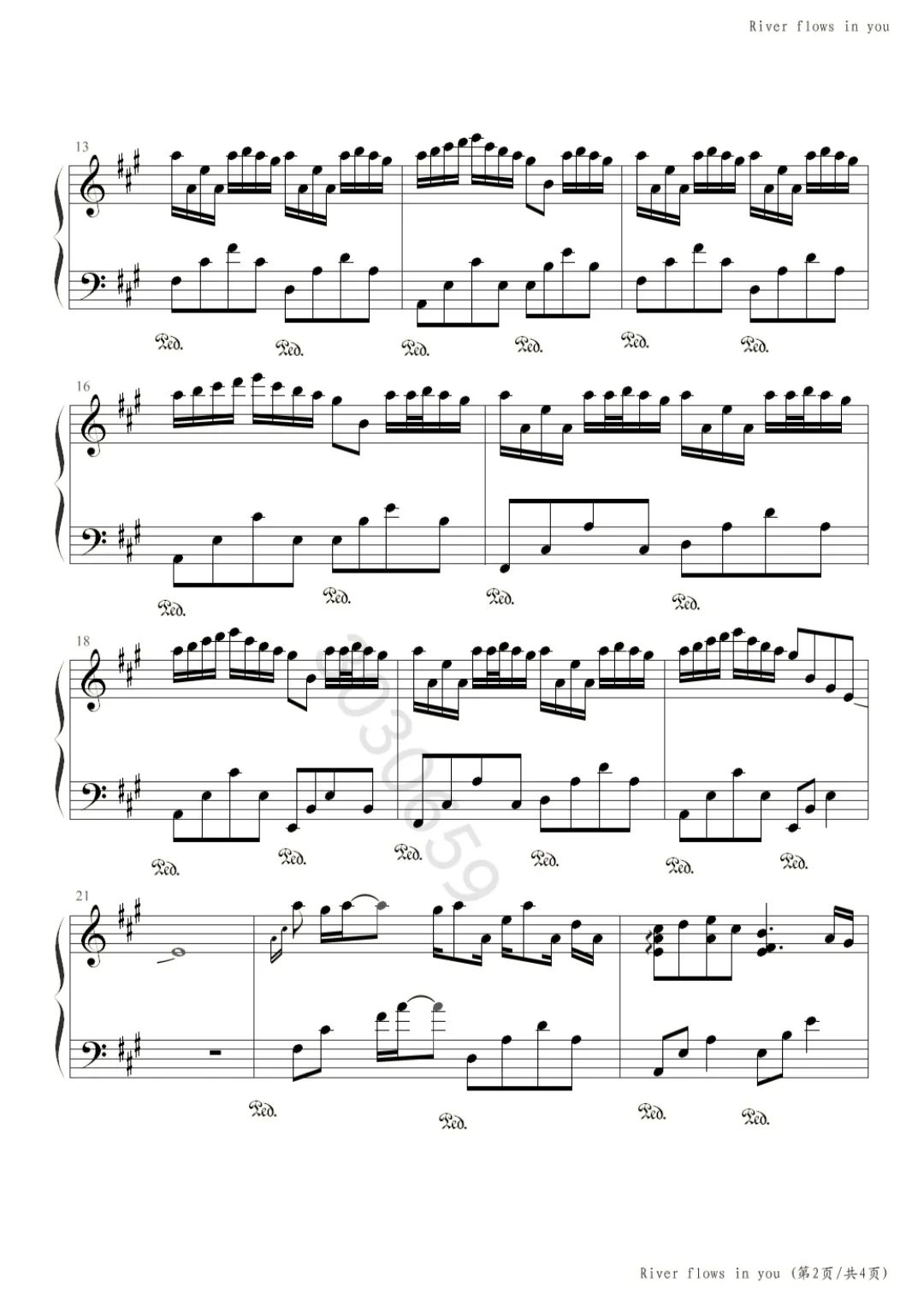 《river flows in you》纯音乐钢琴曲