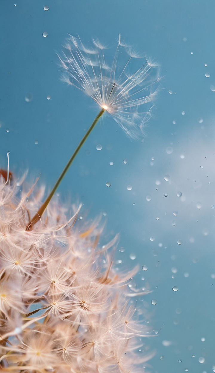 美图文|蒲公英的种子在风中飘舞,展现自由与美丽的生命循环