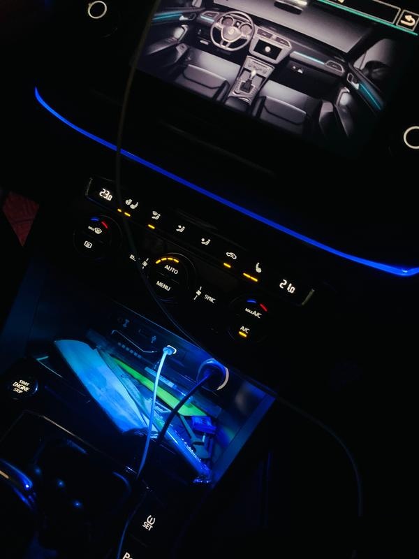 途观l升级全车多色氛围灯