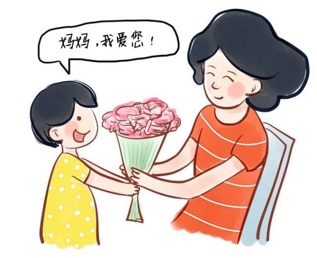 妈妈说话卡通图片