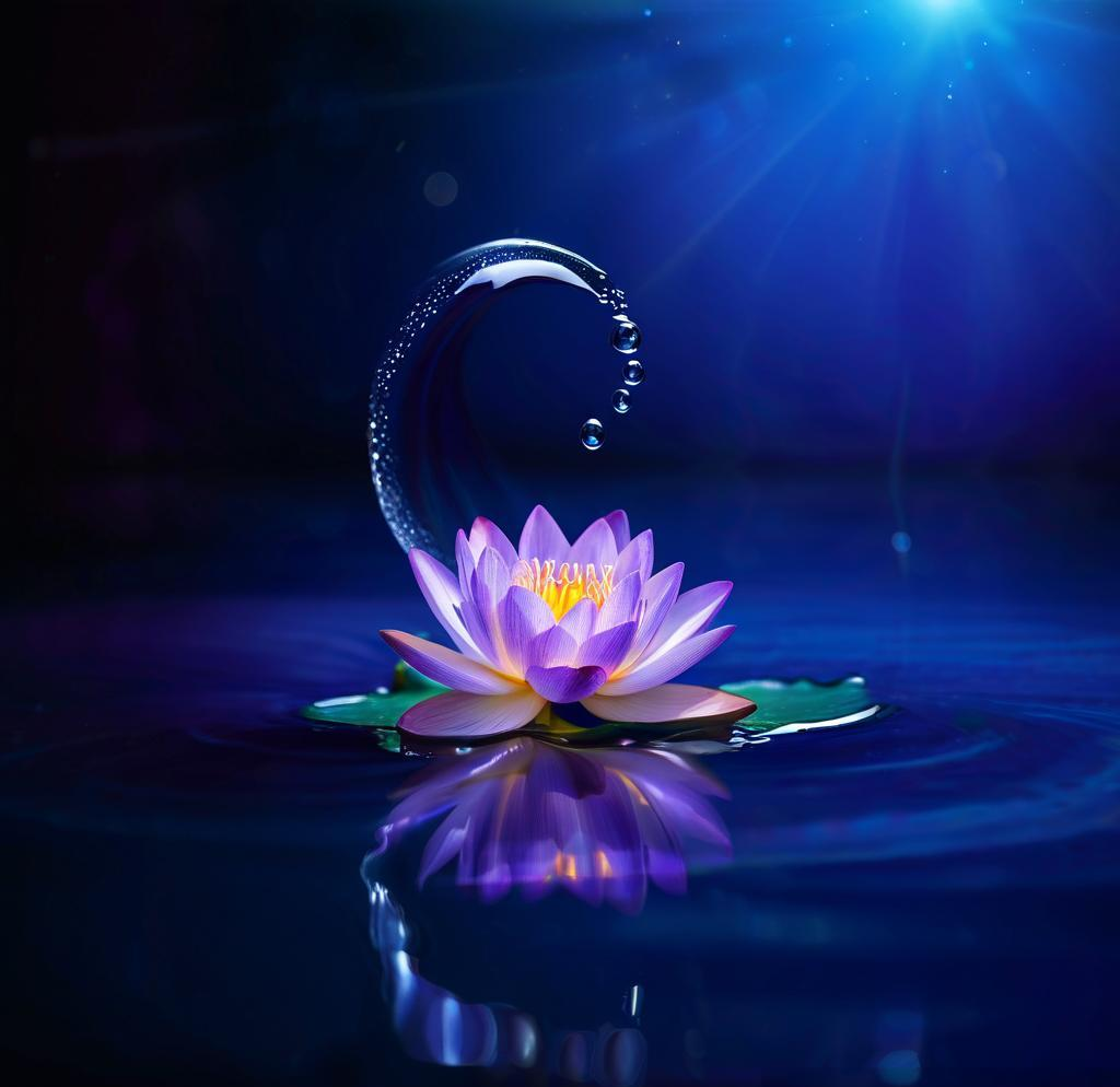 莲花微信头像寓意吉祥象征好运与福气