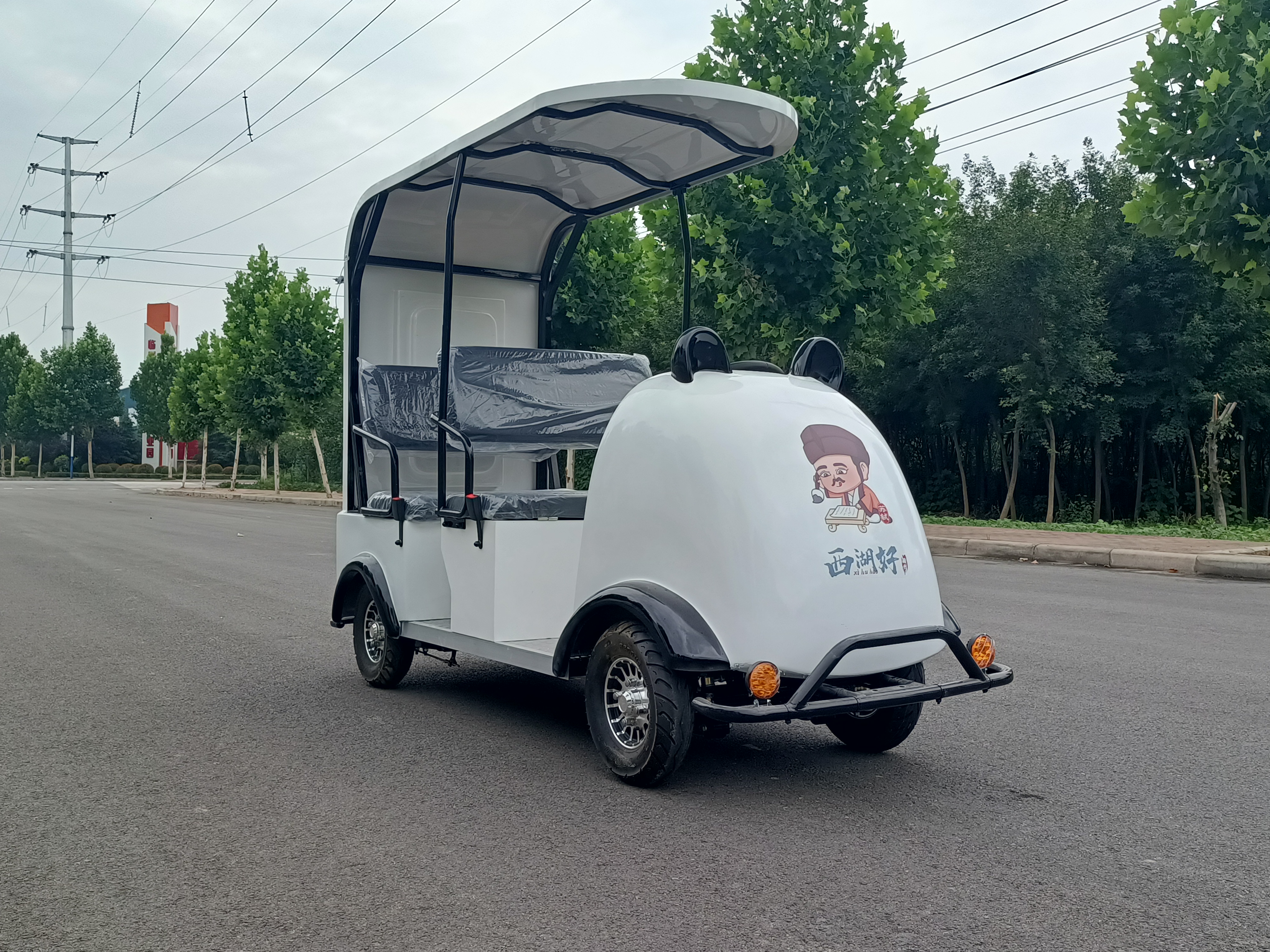 四座卡通景区代步车