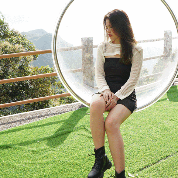 千万粉丝网红大咖辛九儿空降东莞观音山送上虎年新春