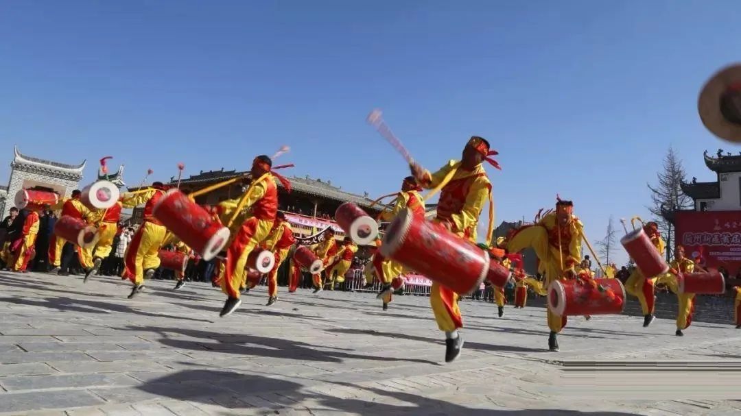 看点丨兰州太平鼓舞,响声如万马欢腾黄河奔流